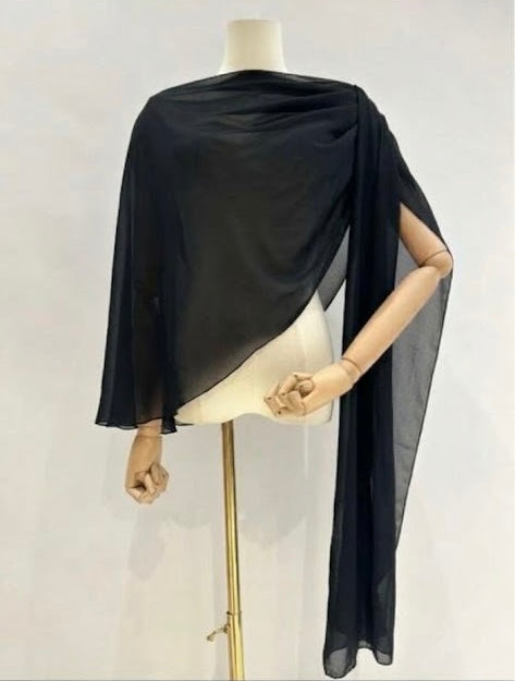 Sofia Cape (Black) - Pre Order