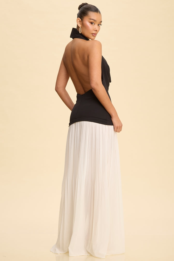 Alondra Dress (Black & White)